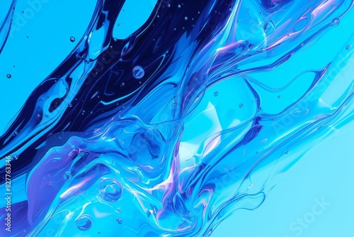 Water droplets in a state of fluidity