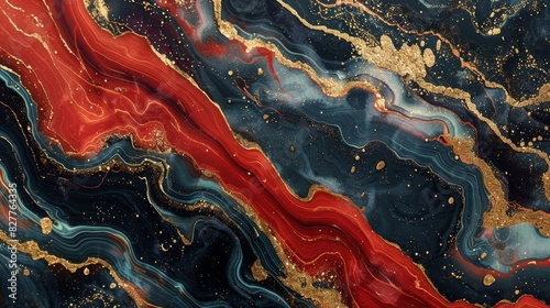 Liquid Marble: Marbled patterns with fluid, swirling designs. Rich, contrasting colors for a luxurious feel.