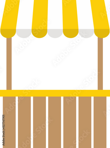 food stall vector.
Flat street food stall vector..