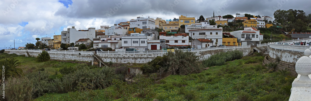 View of Firgas,Gran Canaria,Canary Islands,Spain,Europe
