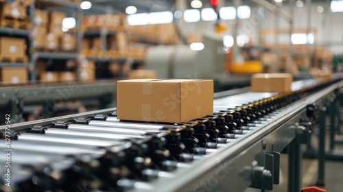 The Efficient Production Process of Parcel-Packing Machines on a Conveyor Belt: Optimizing Cartons on Tape 