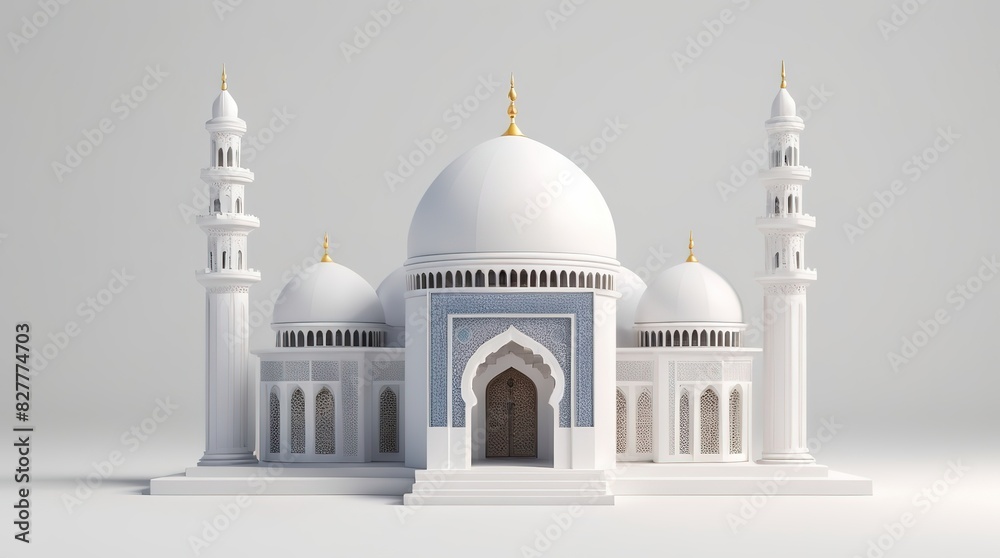 Fototapeta premium 3d rendering of mosque
