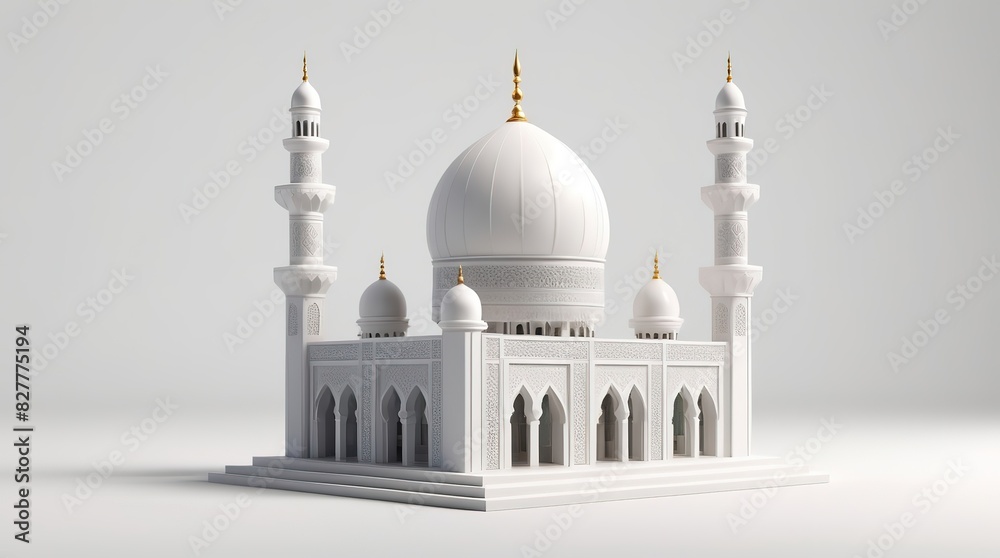 Obraz premium 3d rendering of mosque