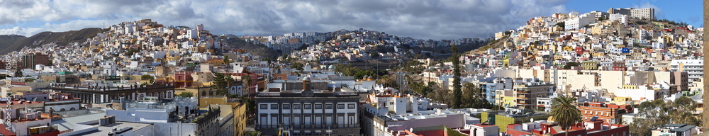 Obraz premium View of Las Palmas de Gran Canaria from the cathedral on Gran Canaria,Canary Islands,Spain,Europe 