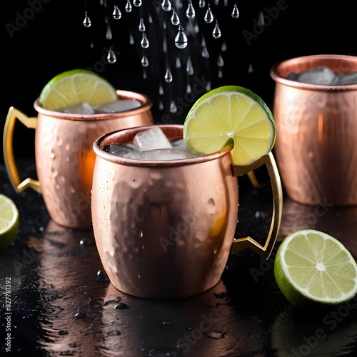 Cocktail Drinks. Moscow Mule.