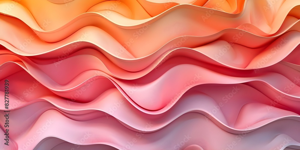 Abstract D seamless pattern featuring vibrant wave lines in peach gradients. Concept Abstract Design, Seamless Pattern, Wave Lines, Peach Gradients Abstract D seamless pattern featuring vibrant wave lines in peach gradients. Concept Abstract Design, Seamless Pattern, Wave Lines, Peach Gradients