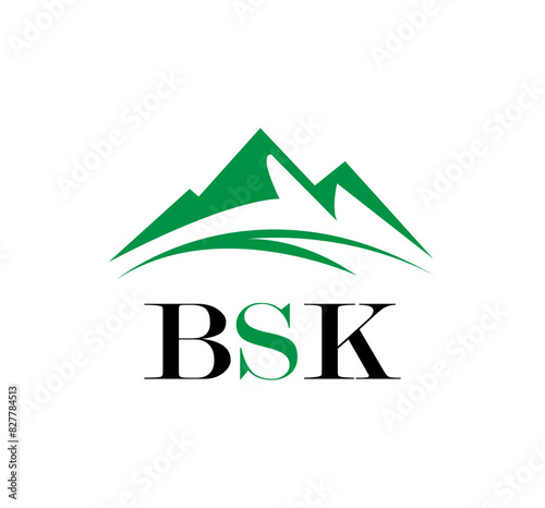 SBK letter logo design on white background. Creative  modern SBK letter logo design. Vector design.
Letters SBK, SBK logo  vector template. photo