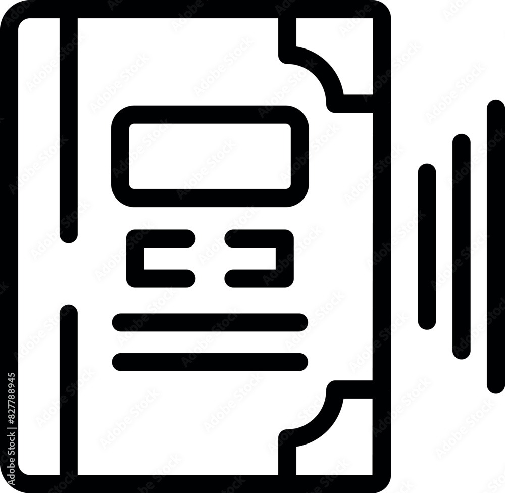 Black and white vector illustration of a document icon with bullet points, suitable for web use Black and white vector illustration of a document icon with bullet points, suitable for web use