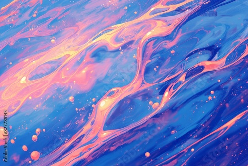 Water droplets in a world of color