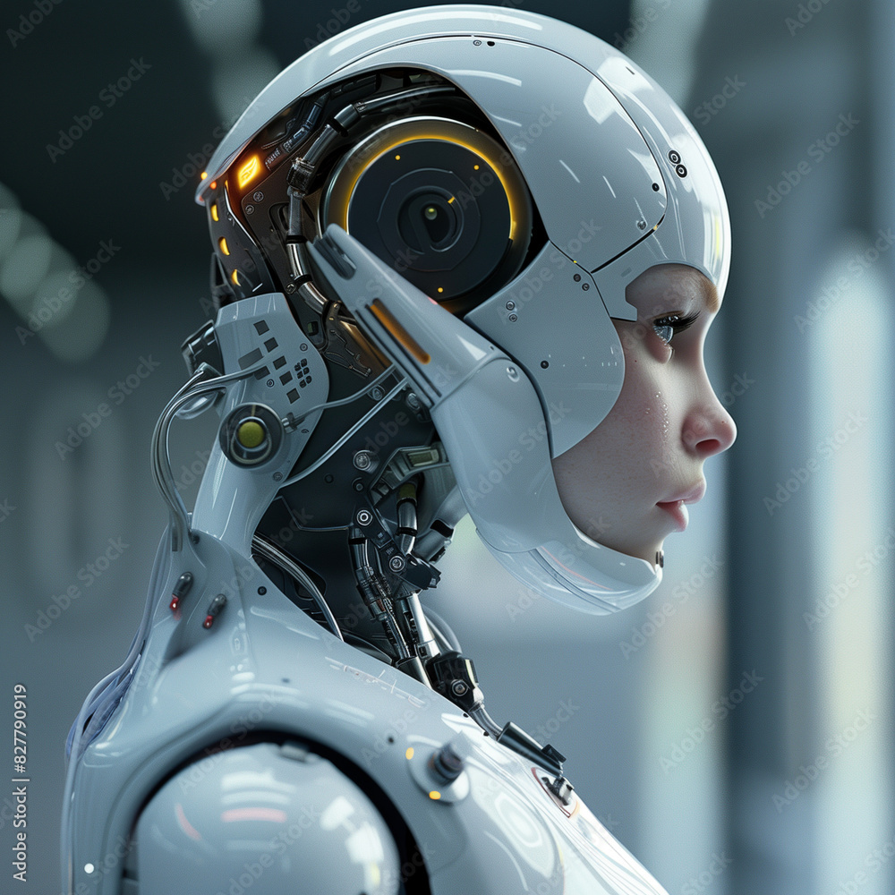 close up of a humanoid close up of a humanoid