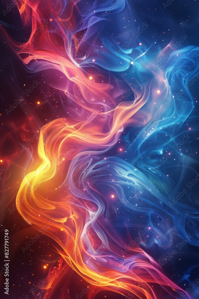 Abstract Fire and Ice Abstract Fire and Ice