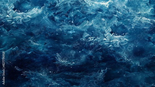 Deep blue sea texture © Otseira