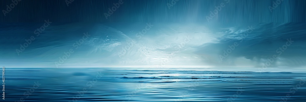 Obraz premium Fading blue background