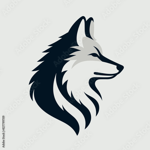 Geometric Vector Illustration of Maned Wolf: Brazilian Wildlife Silhouette