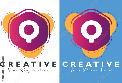 Letter Q logo design. A Professional Letter logo for a company branding.