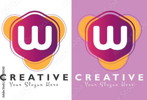 Letter W logo design. A Professional Letter logo for a company branding.