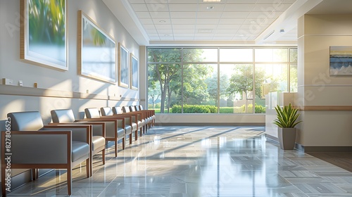 Care Corner: Inside the Medical Facility's Bright and Clean Hallways