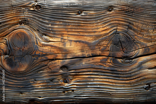 Background showcasing the warm and rich texture of natural wood in tones of brown and tan, with visible grain patterns and knots adding depth age and character.