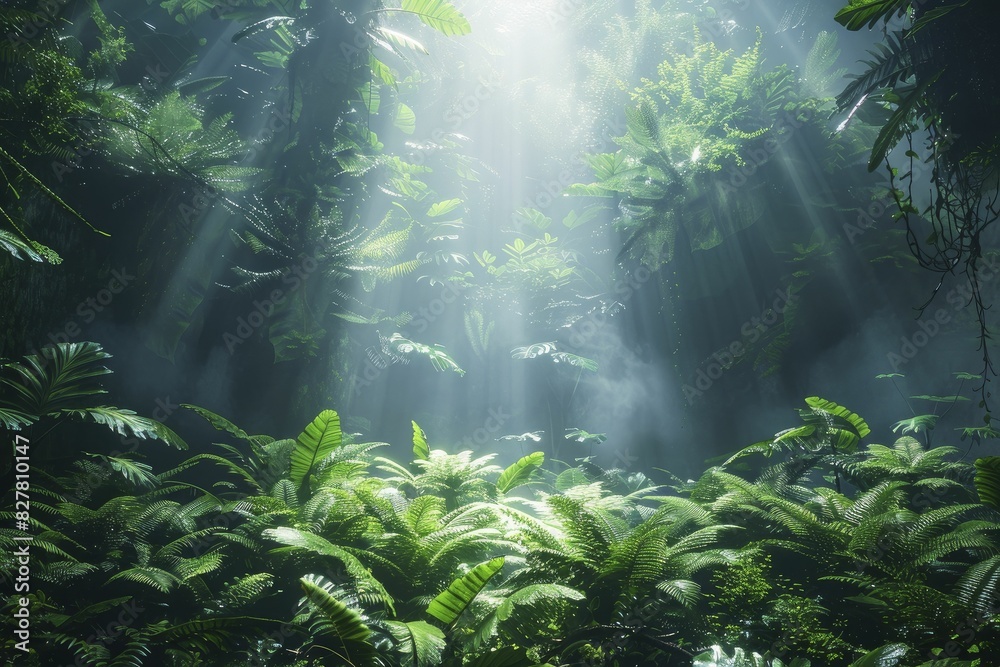 enchanted forest plants, wide shot with mystical lighting, lush greenery and soft mist, creating a magical and serene environment, fantasy style enchanted forest plants, wide shot with mystical lighting, lush greenery and soft mist, creating a magical and serene environment, fantasy style