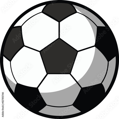 soccer ball isolated on a white background  Soccer ball icon  football logo