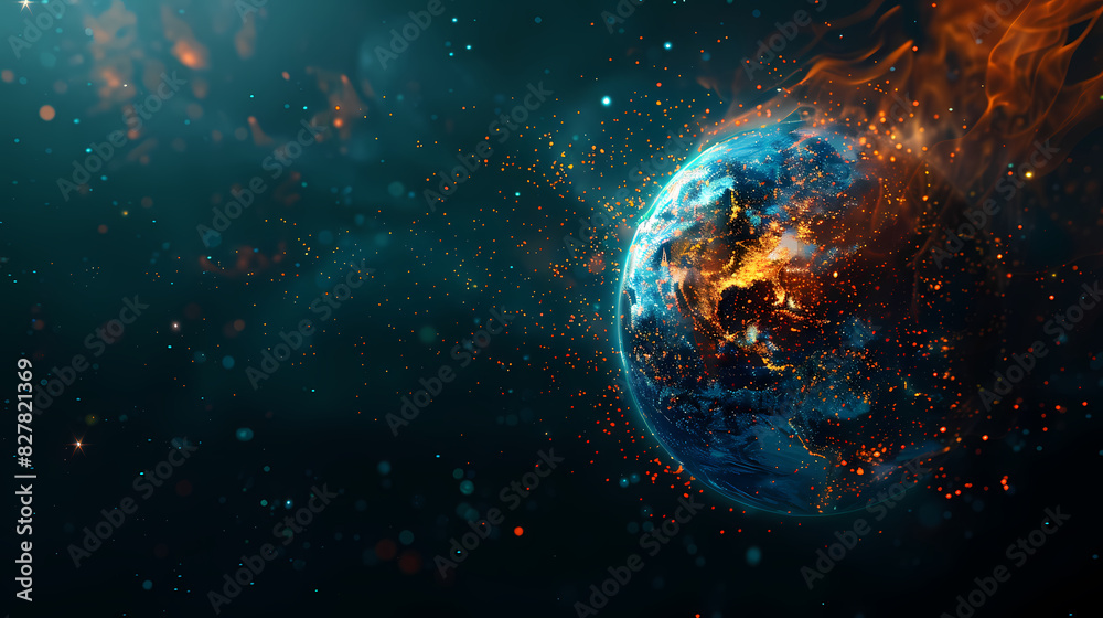 Obraz premium Global network concept