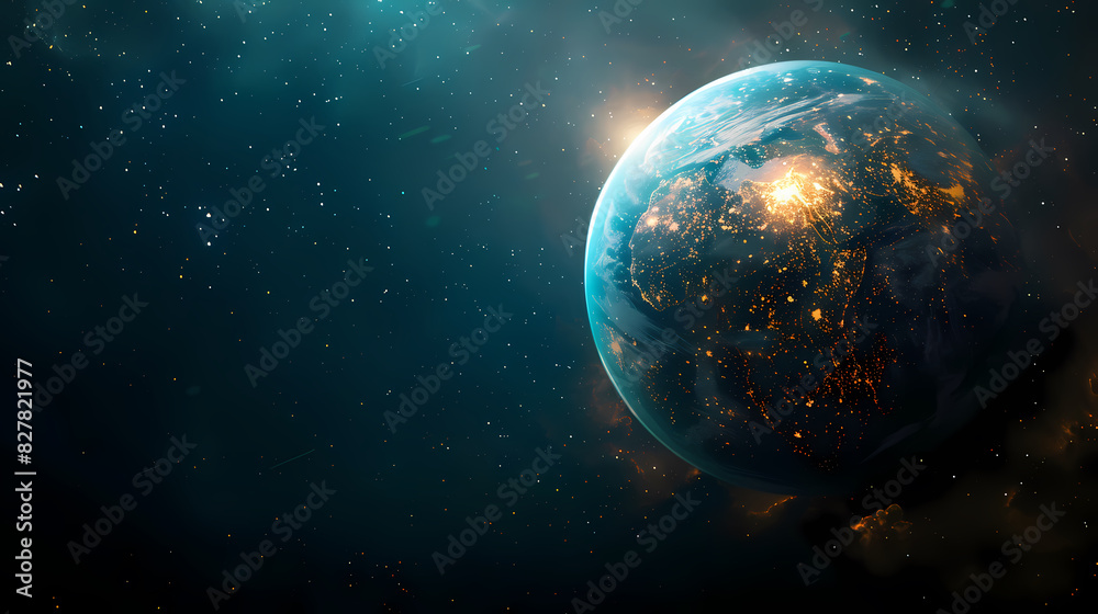 Obraz premium Global network concept