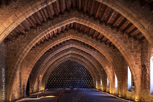 Lagrasse Abbey in Cathar country in the south of France