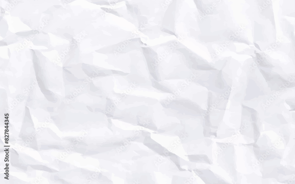 Paper texture background, Crumpled paper. White creased paper. Paper texture background, Crumpled paper. White creased paper.
