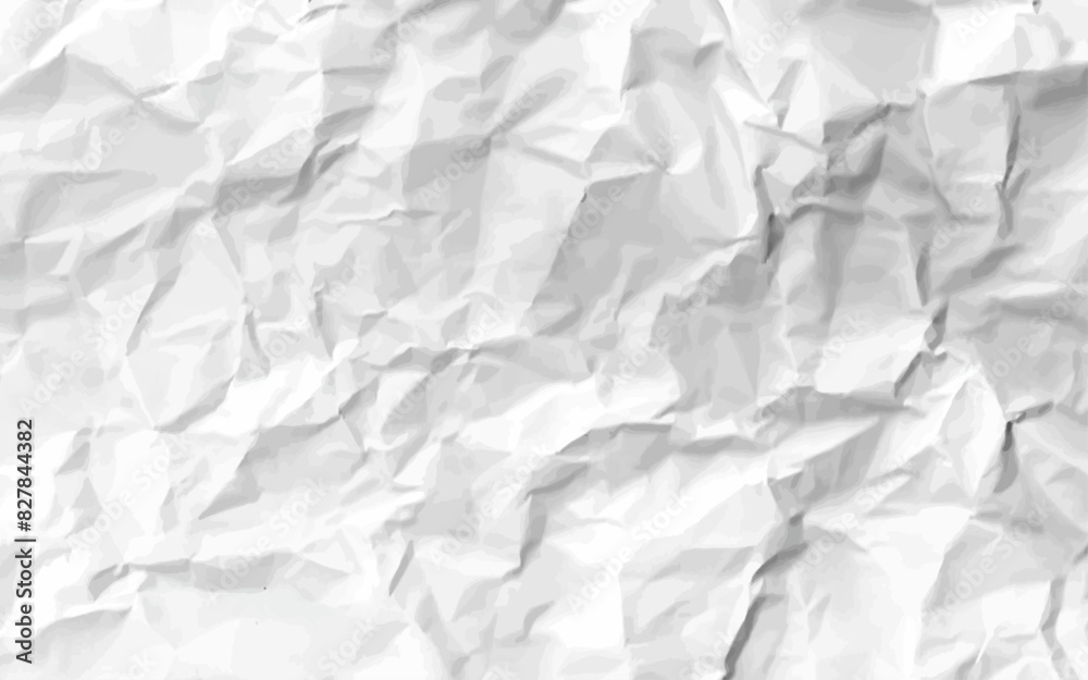 White crumpled paper texture for background White crumpled paper texture for background