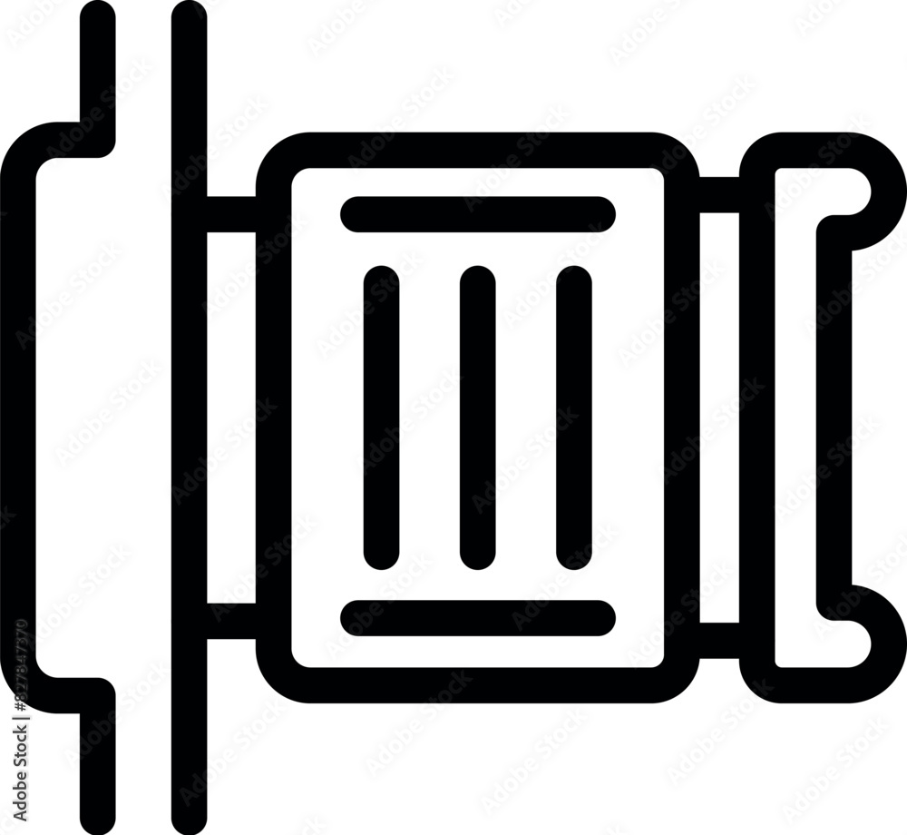 Graphic illustration of a camera lens icon, isolated on a white background, suitable for various designs Graphic illustration of a camera lens icon, isolated on a white background, suitable for various designs