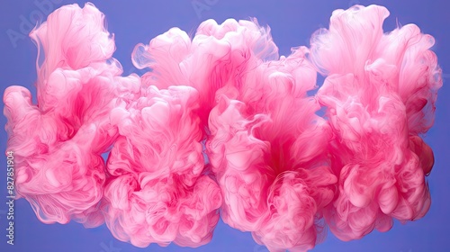 Puffs of pink smoke UHD Wallpaper