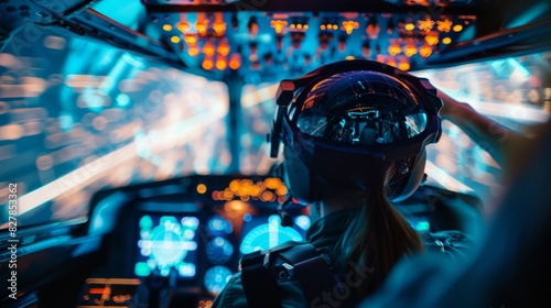 With the use of virtual reality trainees can experience the thrill and challenges of piloting without any realworld risks allowing them to become confident and skilled pilots before