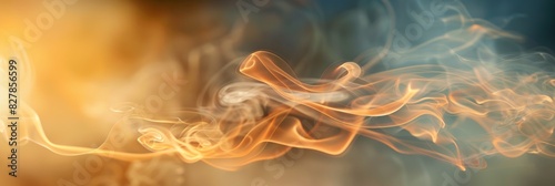 A blurry depiction of towering flames and billowing smoke caught in motion, creating a dynamic and intense visual photo