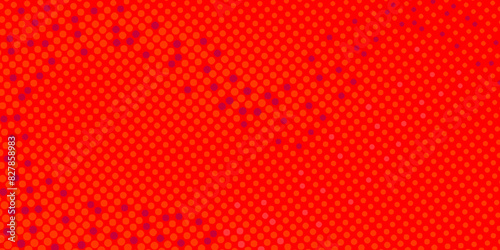 Seamless design advance level of colorful modern halftone dot pattern, red color gradient background dot and geometric shape look like futuristic design for vector illustration spotted background.