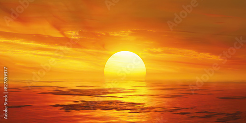 Embrace the Golden Hour: Stunning Sunset Over the Horizon