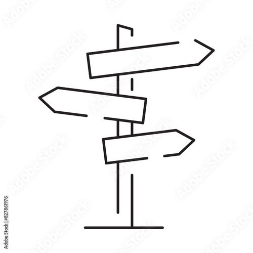 Line icon of summer and beach. Outline symbol summer vacation
