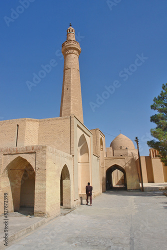 Canvastavla Jameh Mosque of Nain in Iran