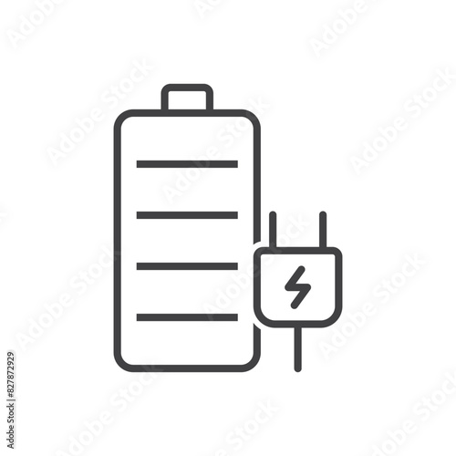 Battery Charger Plug Icon