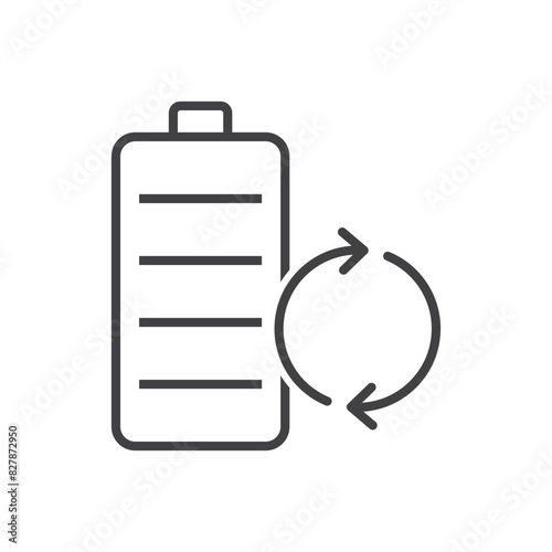 Sustainable Battery Icon