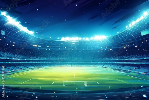 abstract football stadium background
