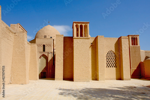 Konstfotografi Jameh Mosque of Nain in Iran