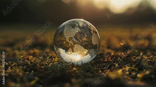 Earth Day: Glass Globe as a Symbol of Nature