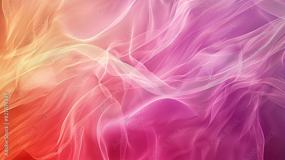 Abstract undulating background with pink gradient Abstract undulating background with pink gradient