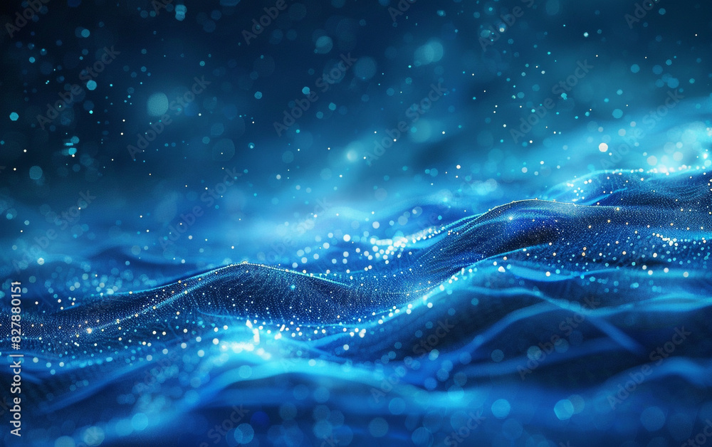 Stunning blue tech landscape with sharp lines, glittering dots, and ethereal halos, perfect for quality backgrounds. Stunning blue tech landscape with sharp lines, glittering dots, and ethereal halos, perfect for quality backgrounds.