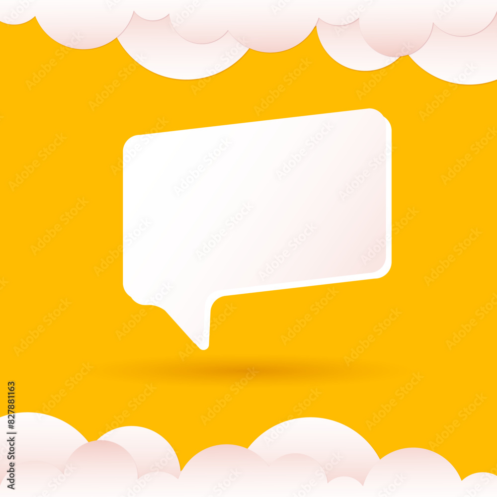 Vector promoción de venta con elementos 3d color amarillo Vector promoción de venta con elementos 3d color amarillo