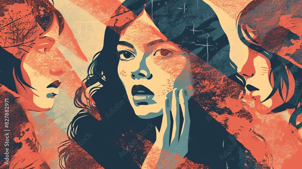 Visualizing the End of Mental Health Stigma Illustration Visualizing the End of Mental Health Stigma Illustration