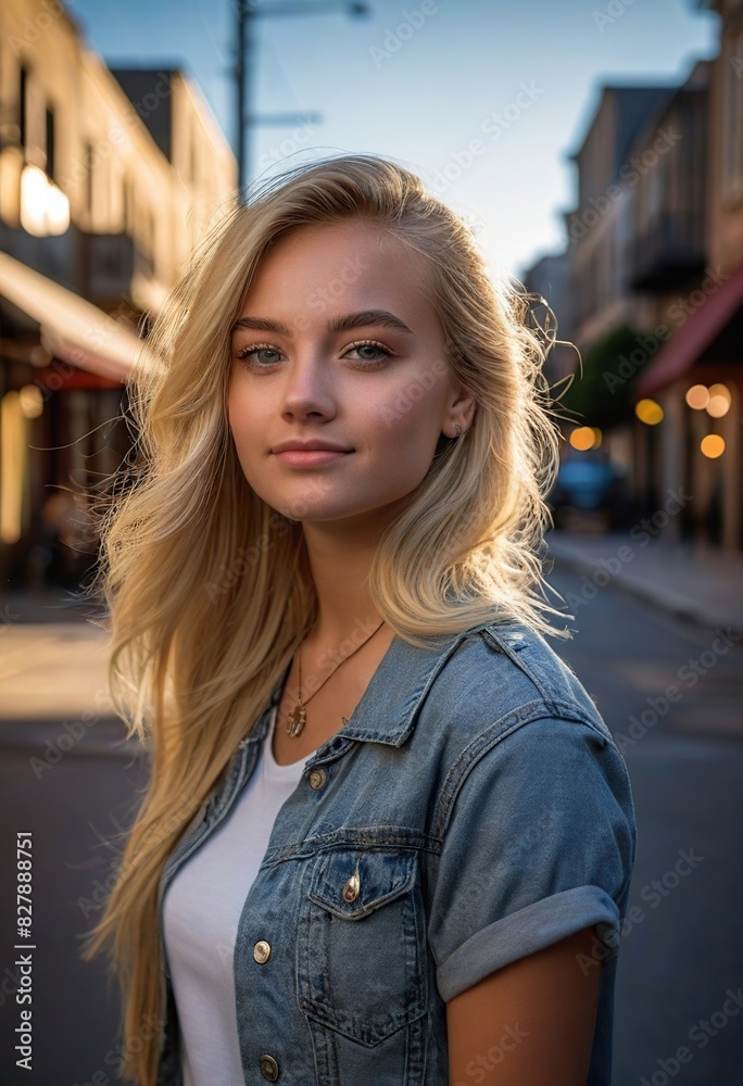 Portrait Jeune femme du monde Portrait Jeune femme du monde