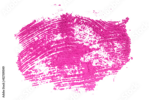 top view of four colors of holi powder for Hindu spring festival Isolated on A Transparent Background