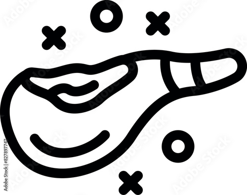 Handdrawn black and white whistle doodle icon illustration with simple line drawing design, perfect for music, sport, referee, safety, and security concepts