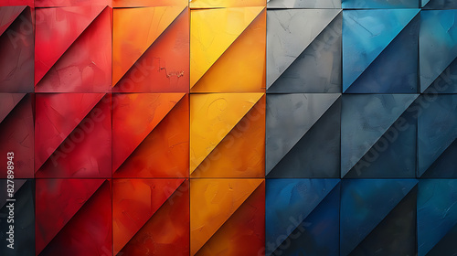 abstract background with triangles with 4k quality